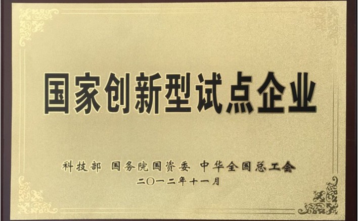 国家立异型试点企业