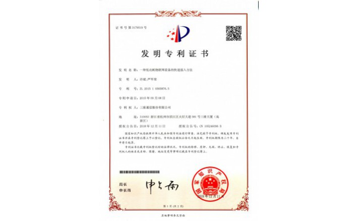 编号ZZ02180--H9-220一种低功耗物联网装备的快速接入要领